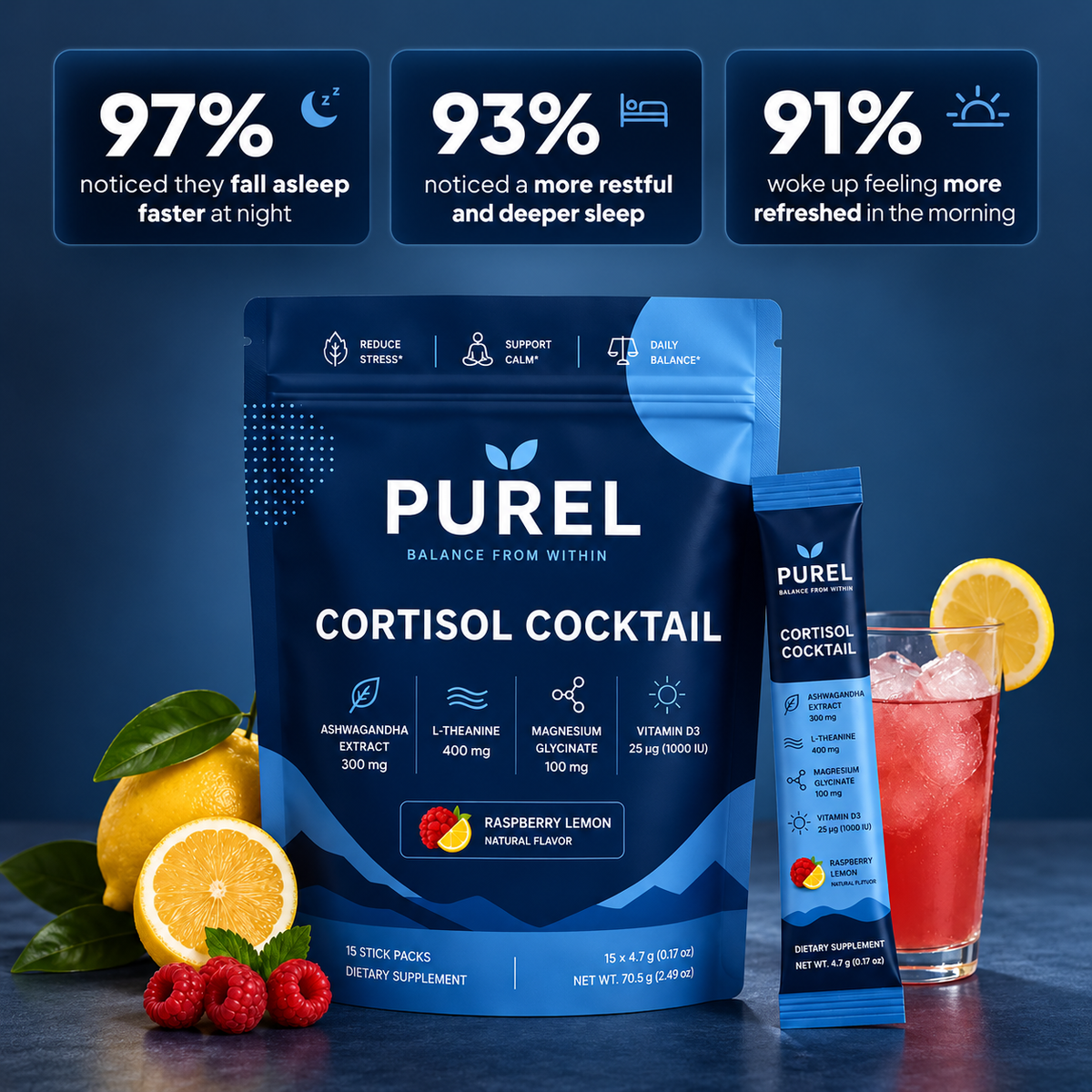 Purel® Cortisol Nighttime Cocktail