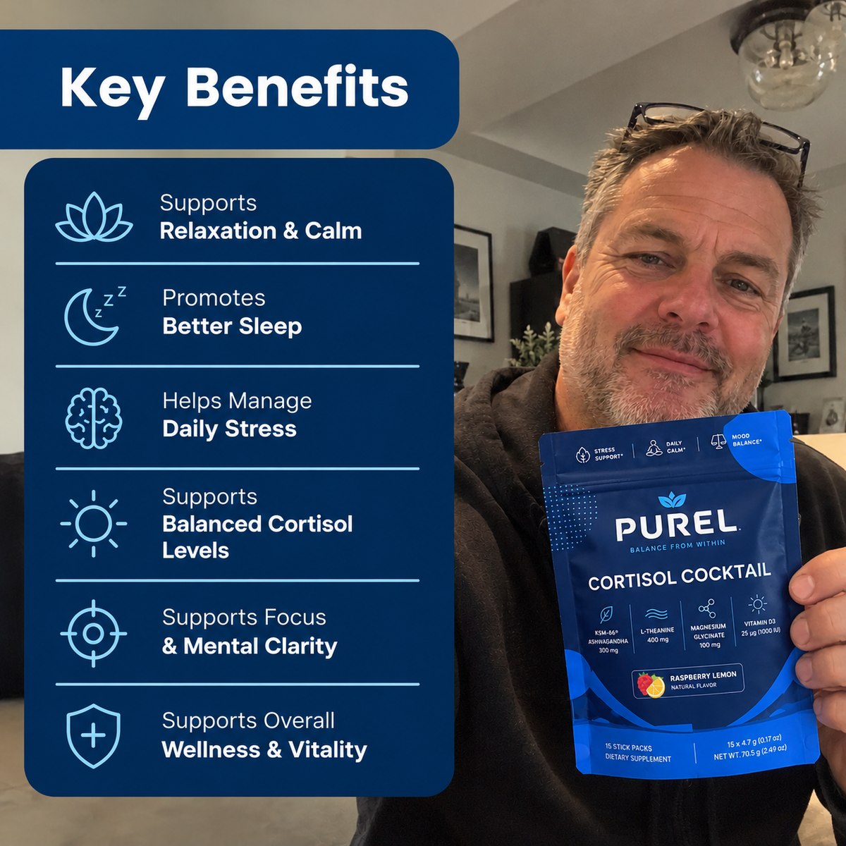 Purel® Cortisol Nighttime Cocktail